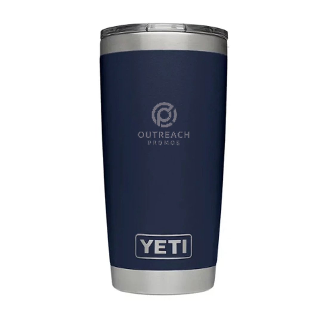 YETI Navy Rambler 20 oz. Tumbler